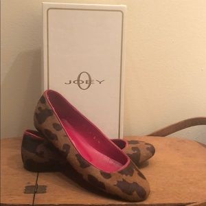 Joey Bobcat Pony Hair Ballet Flat + Box